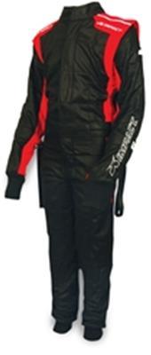 [IMP21410607] Impact Racing - Suit D/L Mini Racer 1 Pc X-Large Blk / Red