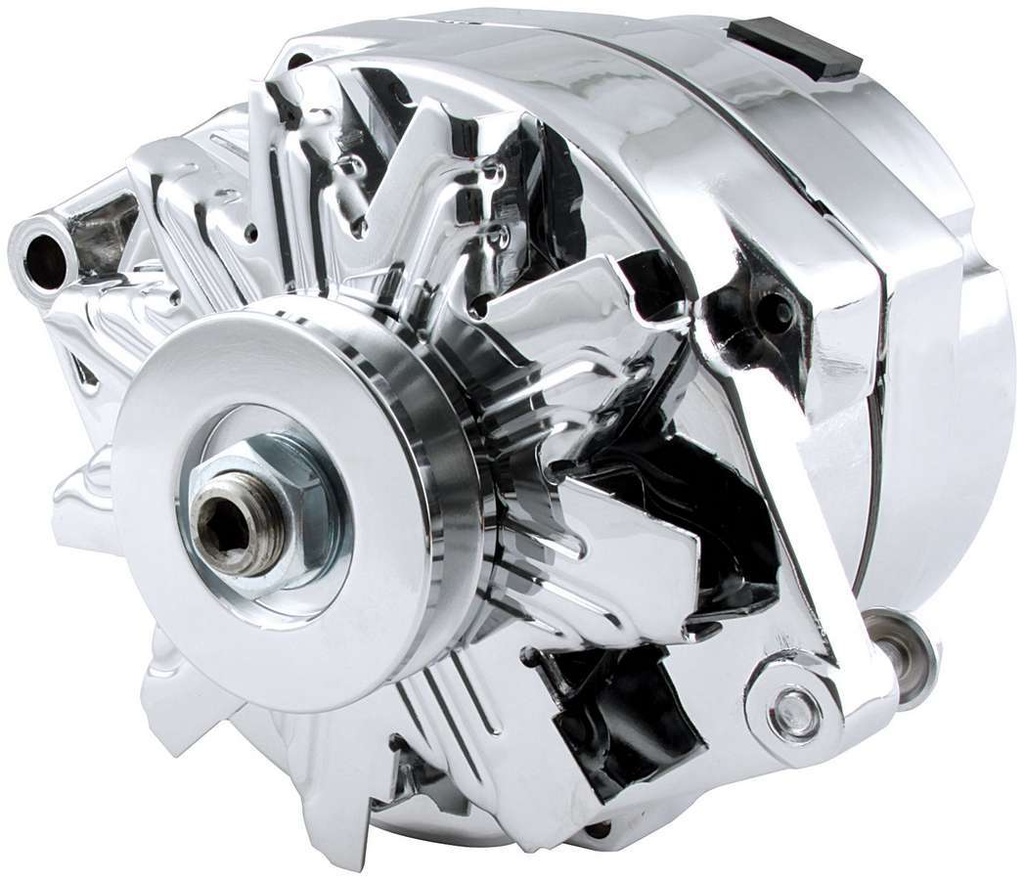 Allstar Performance - GM Alternator Chrome 100 Amp 1-Wire