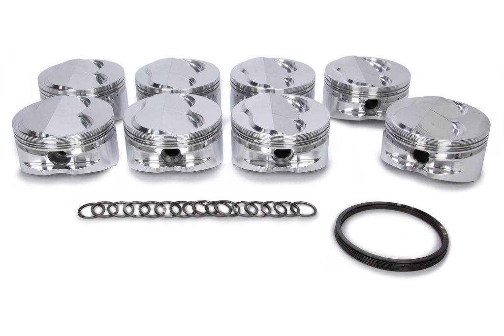 [JEP213110] JE Pistons - SBC Domed Piston Set 4.135 Bore +2.5cc