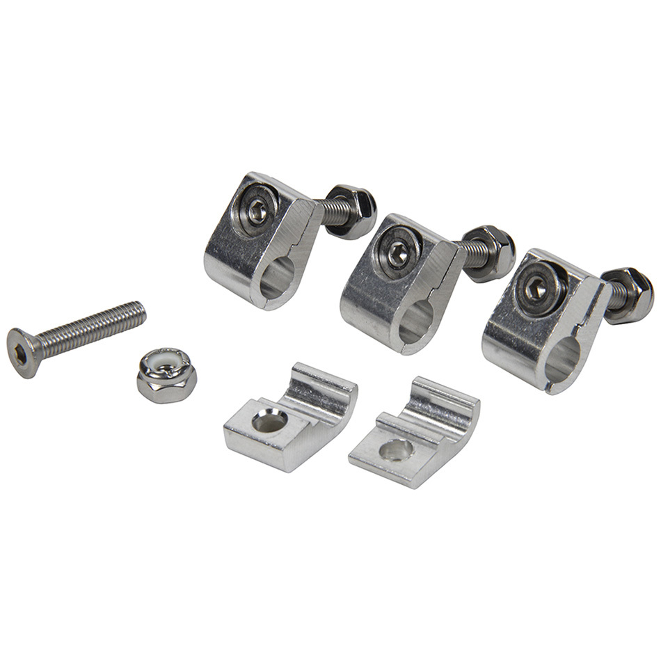 [ALL18322] Allstar Performance - 2pc Alum Line Clamps 5/16in 4pk
