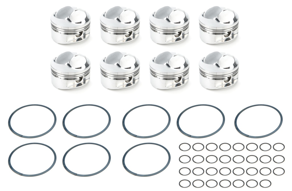 [JEP258238] JE Pistons - BBC Domed Piston Set 4.500 Bore +45cc