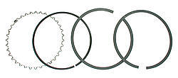 [JEPJ10008-4310-5] Je Pistons - Piston Ring Set 4.310 Moly 1/16 1/16 3/16