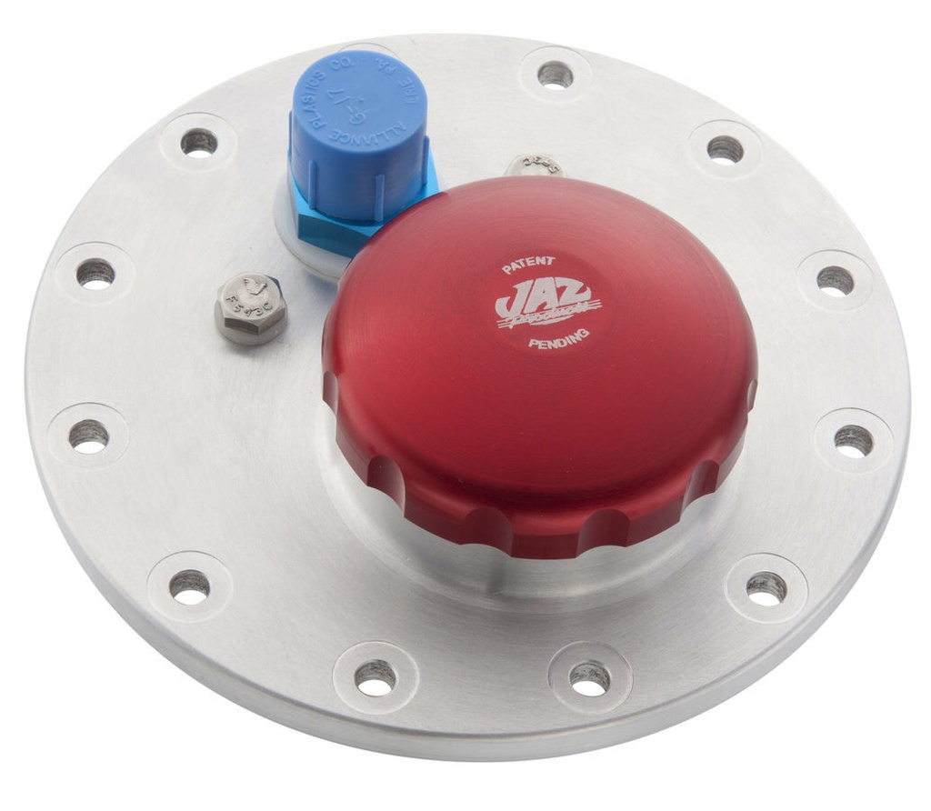[JAZ391-452-06] Jaz - 2-1/2 12-Bolt Fuel Plate W/Billet Twist Cap