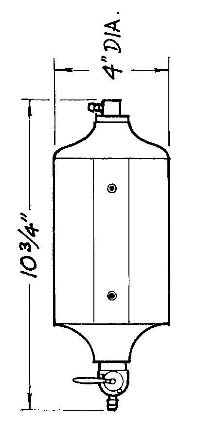 [JAZ600-025-01] Jaz - Black Radiator Catch Can 1qt.