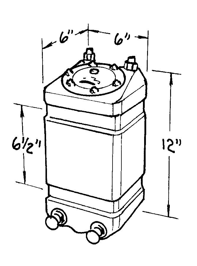 [JAZ220-001-01] Jaz - 1-Gallon Pro Drag Fuel Cell