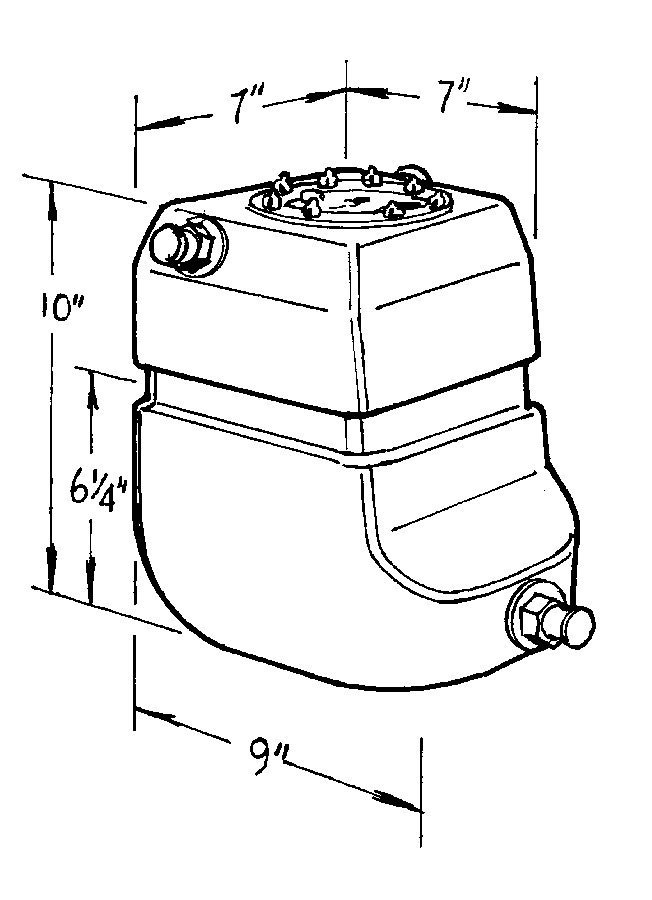 [JAZ220-002-01] Jaz - 2-Gallon Pro Drag Fuel Cell