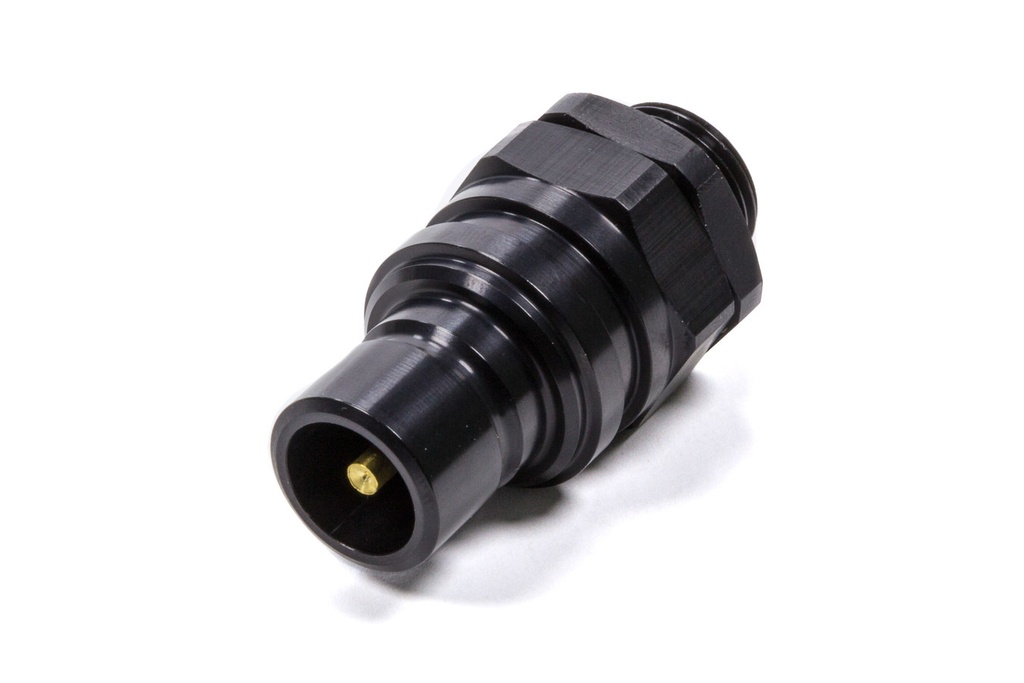 Jiffy-Tite - Q/R #8 Male O-Ring Boss Plug Valved Black