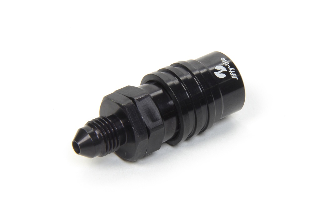 [JFT21403J] Jiffy-Tite - Q/R #3 Male Str To #3 Socket Valved Black