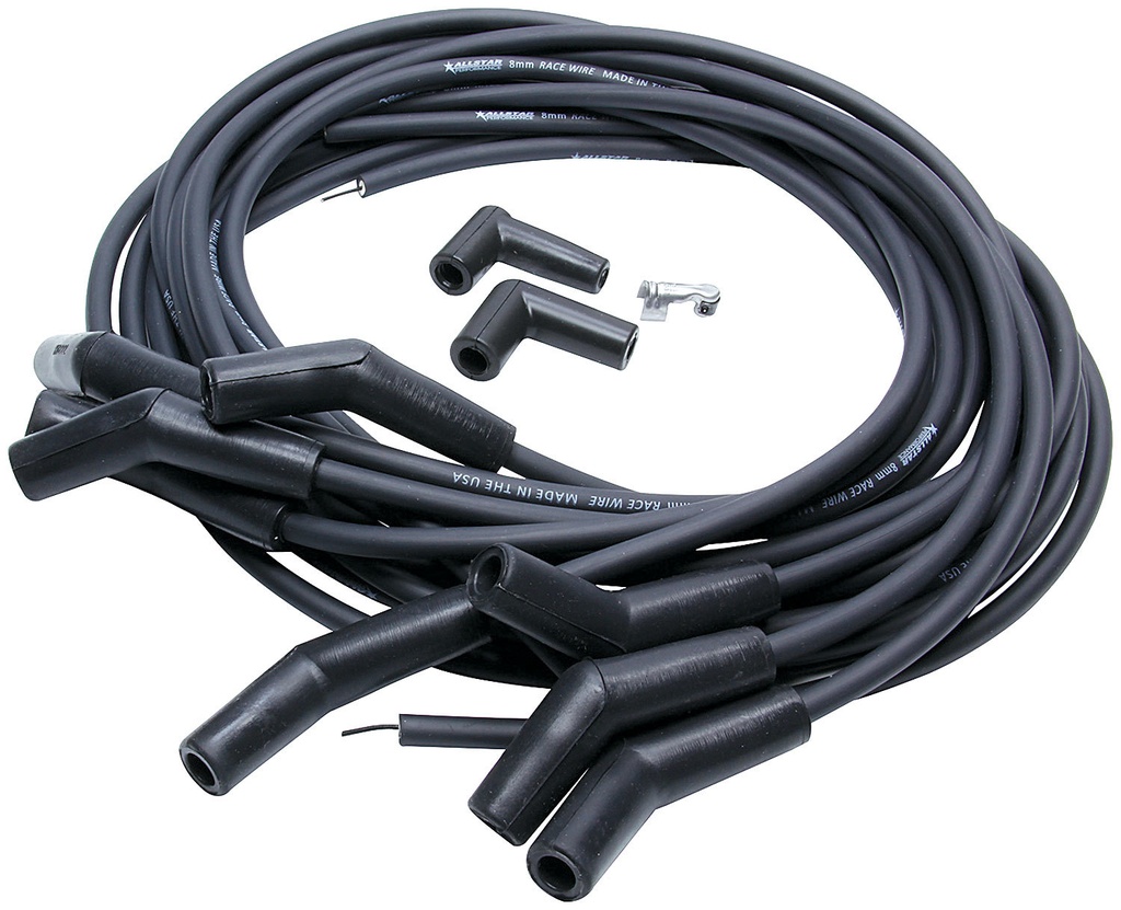 Allstar Performance - Universal Spark Plug Wire Set 8mm 135 Deg HEI