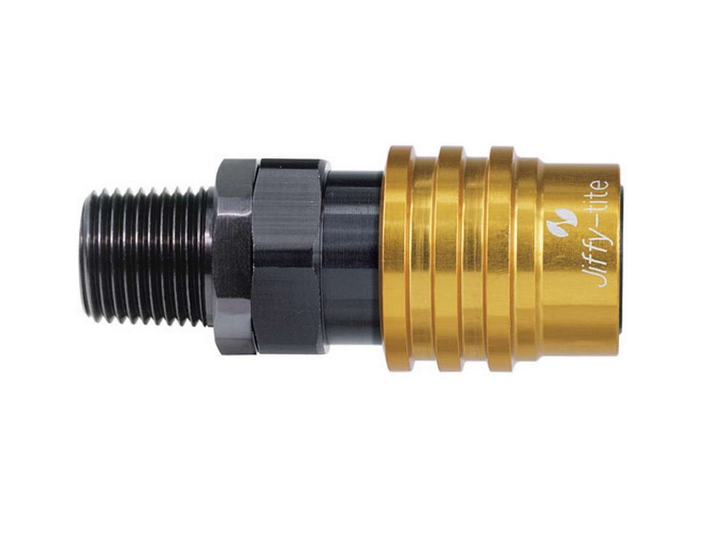 Jiffy-Tite - Q/R 1/4NPT Male Socket Valved