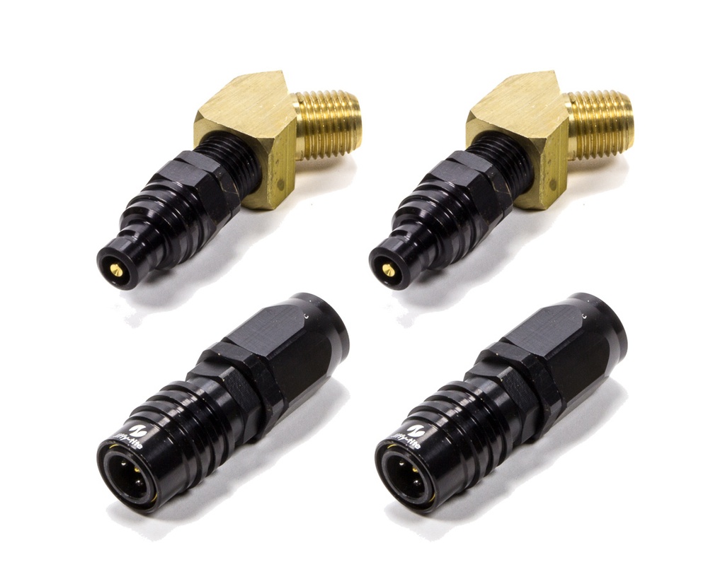 [JFT200T4J] Jiffy-Tite - Trans Line Fitting Kit 1/4 NPT Black
