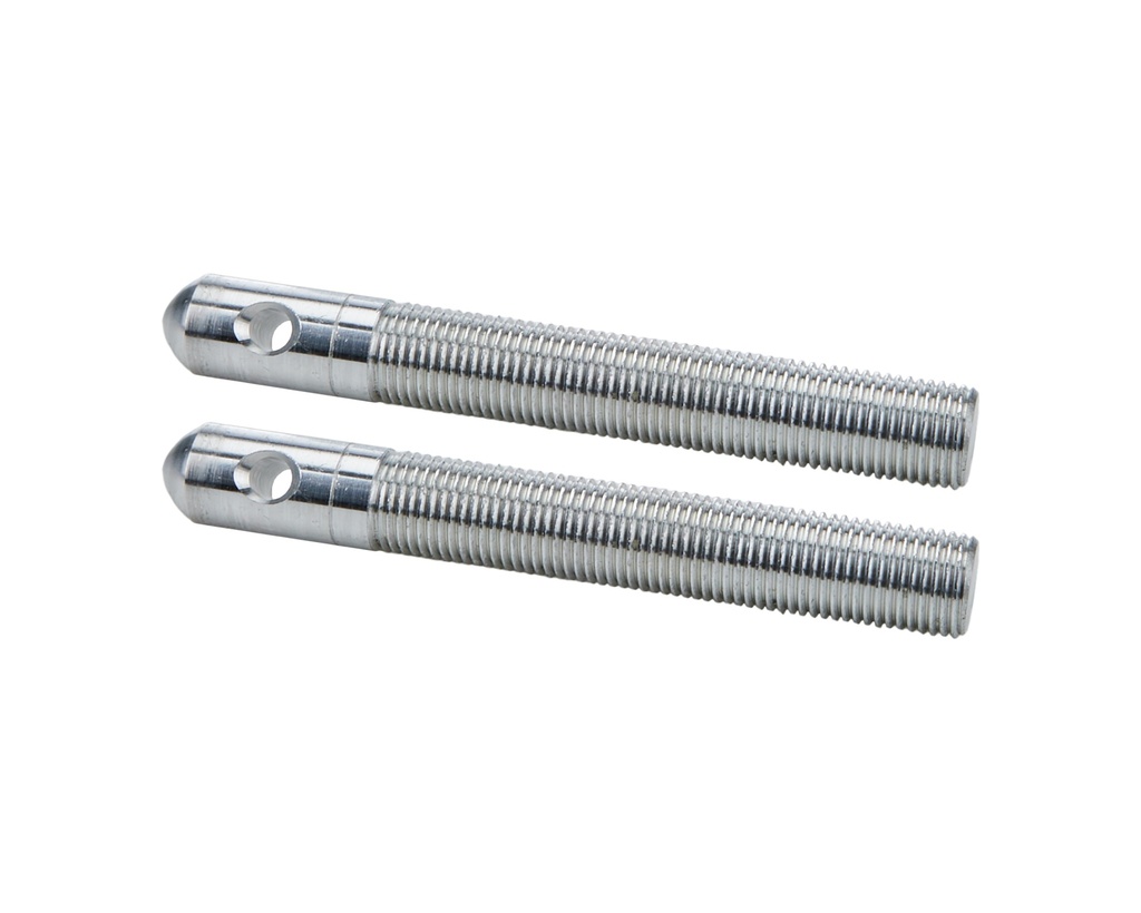[ALL18498] Allstar Performance - Alum Hood Pins 1/2in W/ 3/16in Hole 2pk Silver