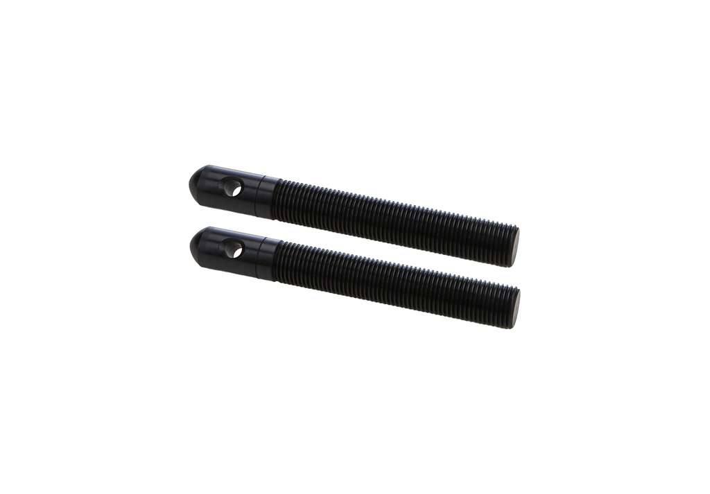 [ALL18499] Allstar Performance - Alum Hood Pins 1/2in W/ 3/16in Hole 2pk Black