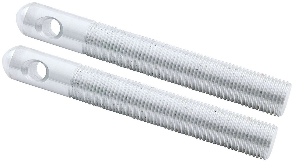 [ALL18507] Allstar Performance - Alum Hood Pins 1/2in 1/4in Holes 2pk Silver
