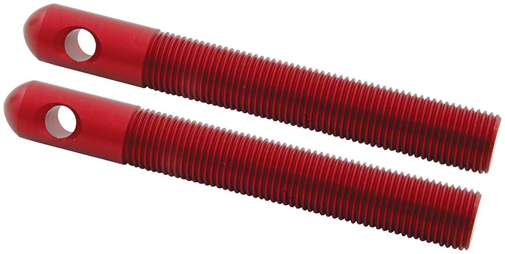 [ALL18508] Allstar Performance - Alum Hood Pins 1/2in 1/4in Holes Red 2pk