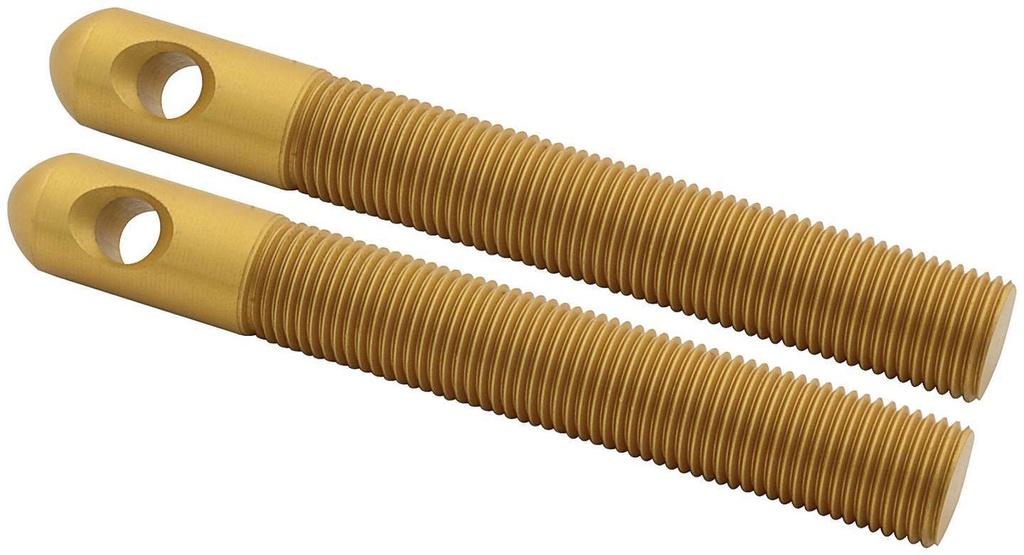 [ALL18510] Allstar Performance - Alum Hood Pins 1/2in 1/4in Holes Gold 2pk