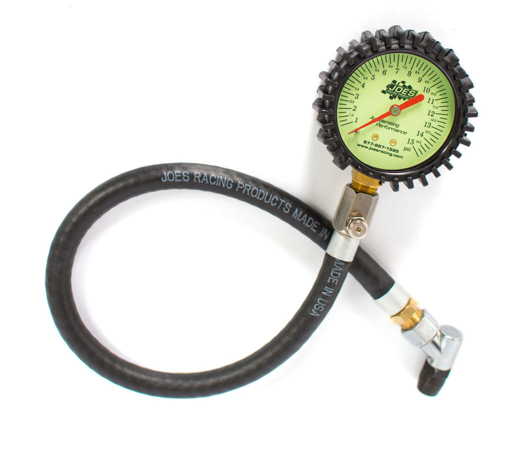 [JOE32305] Joes Racing Products - Tire Pressure Gauge 0-15 Psi
