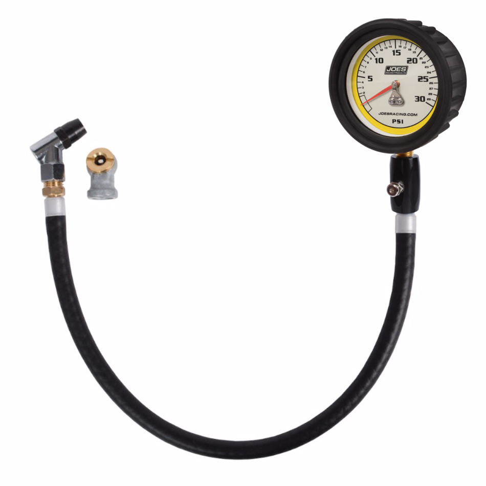 [JOE32326] Joes Racing Products - Tire Pressure Gauge 0-30psi Pro W/Hiflo Hold