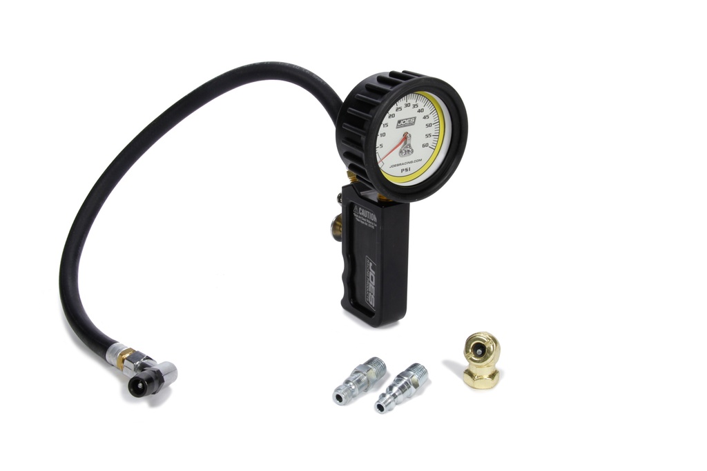 [JOE32491] Joes Racing Products - Tire Inflator 0-60psi Analog Billet Quick Fill