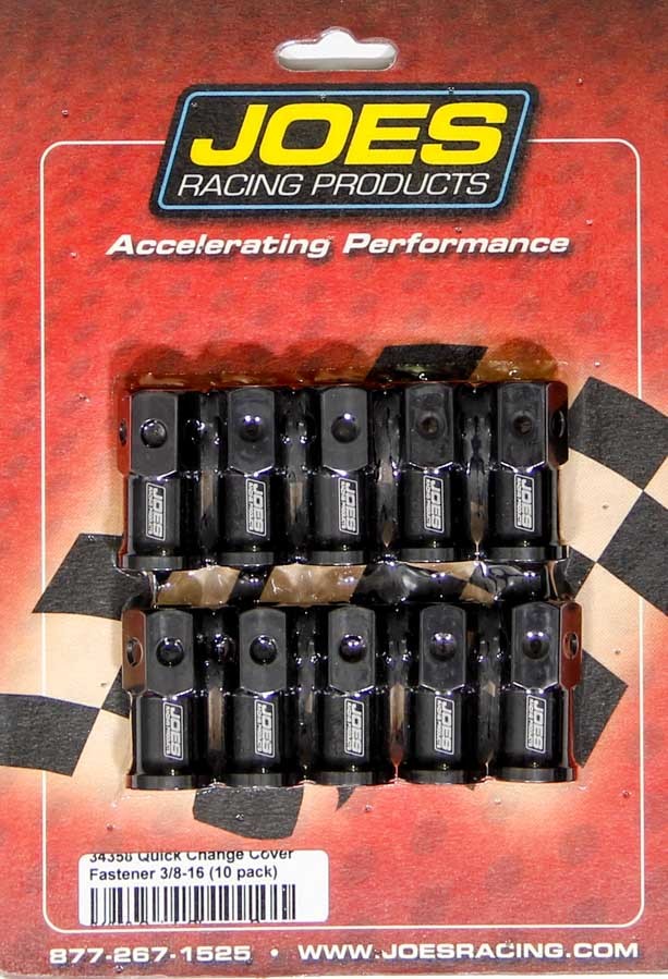 [JOE34358] Joes Racing Products - LW Aluminum Quick Change Cover Nut Kit - 10 Pack