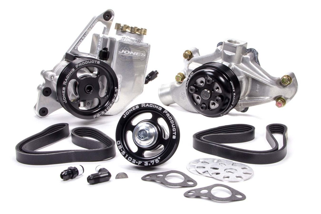 [JRP1004-AR-CE] Jones Racing Products - Serpentine Drive Kit - SBC w/P/S & W/P