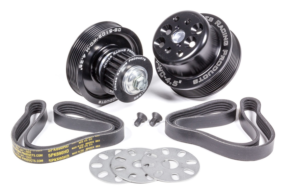 [JRP1035-S-TP] Jones Racing Products - Serpentine Drive Kit SBC Crate w/ Tandem Pumps