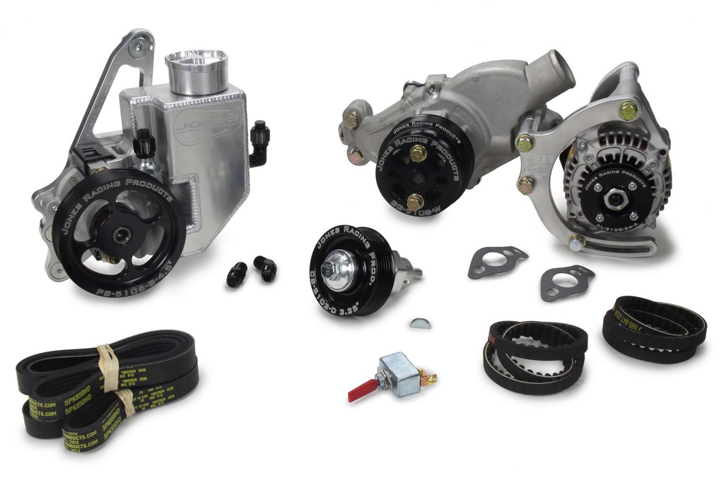 [JRP1441-AR-75] Jones Racing Products - Serpentine Drive Kit Sbc W/ P/S - W/P & Alt.