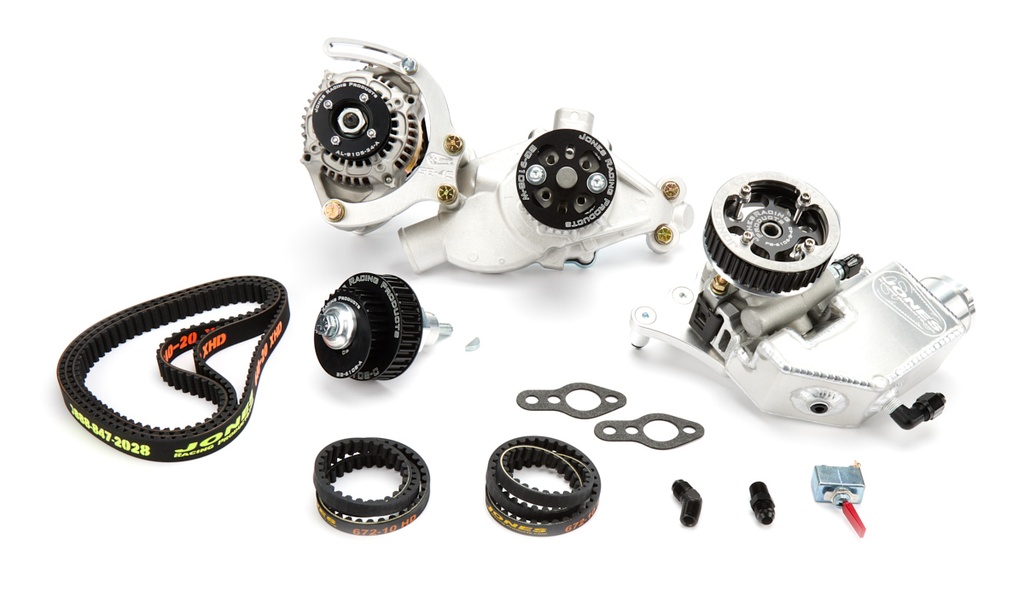 [JRP2441-AR-602] Jones Racing Products - Belt Drive System Sbc 602 Crate Htd Aluminum