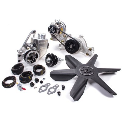[JRP2441-AR-68-EMP] Jones Racing Products - Drive Kit Htd Sbc Crate P/S W/P & Alt W/Fan