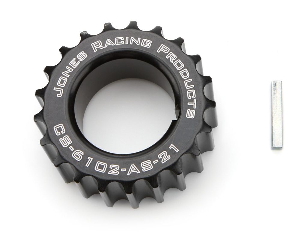 [JRPCS-6102-AS-21] Jones Racing Products - Htd Crankshaft Pulley 21 Tooth 1-1/8 Id 1/8in Key