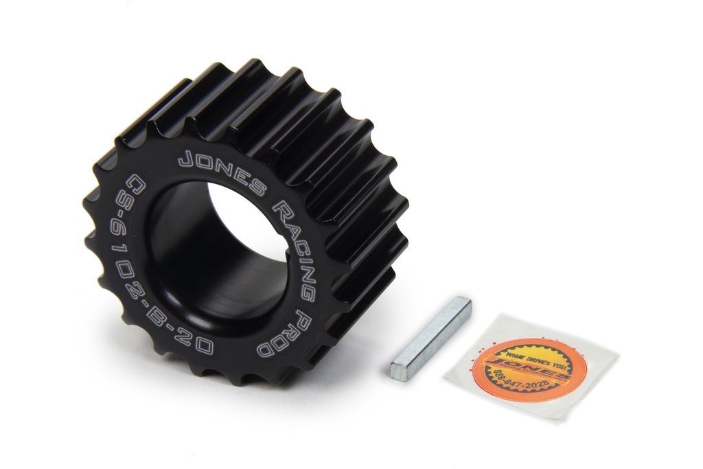 [JRPCS-6102-B-20] Jones Racing Products - Pulley Crankshaft HTD 20 Tooth 1in Wide