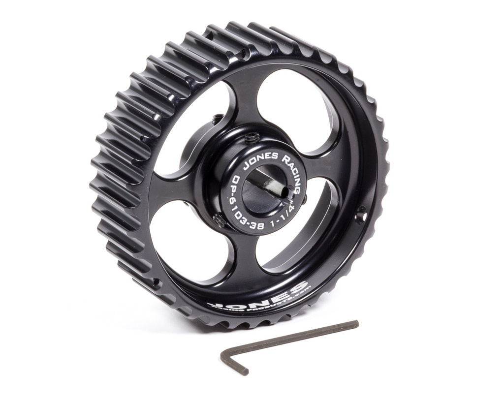 [JRPOP-6103-38-1-1/4] Jones Racing Products - Oil Pump Pulley HTD 38 Tooth 1-1/4in Wide