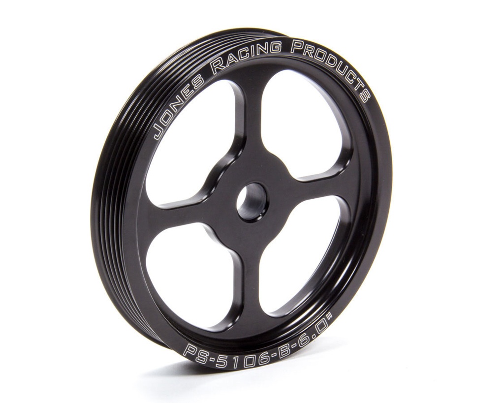 [JRPPS-5106-B-6.000] Jones Racing Products - Pulley Serpentine 6.0in P/S Press Fit