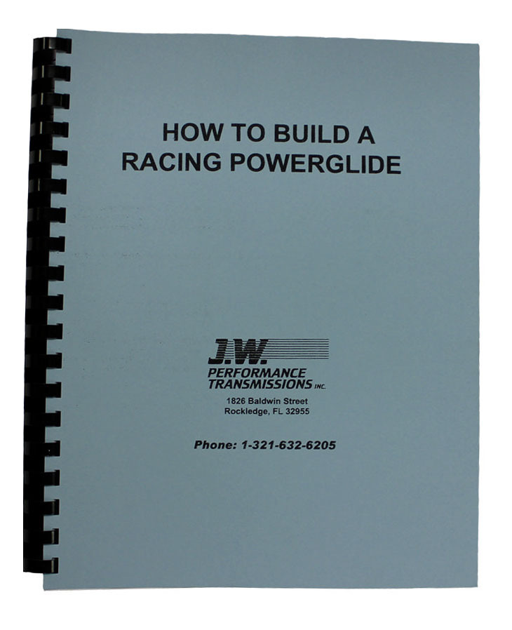 J-W Performance - How To Build Racing P/G Trans Book
