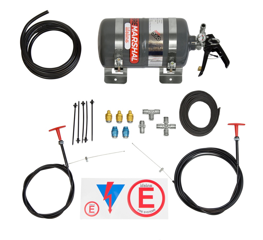 Lifeline Usa - Fire Suppression System Zero 360 3Kg FIA