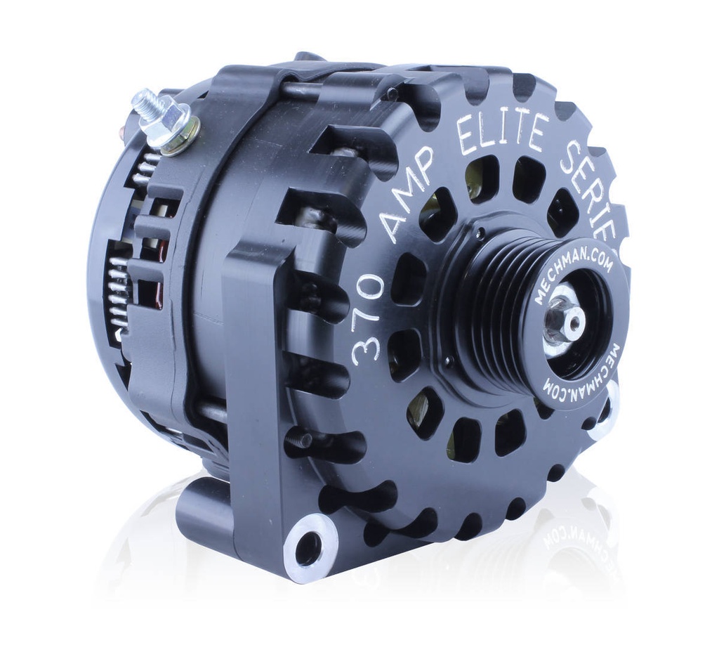 [MECB8302370B] Mechman Alternators - E Series 370 Amp Billet Alternator GM Truck