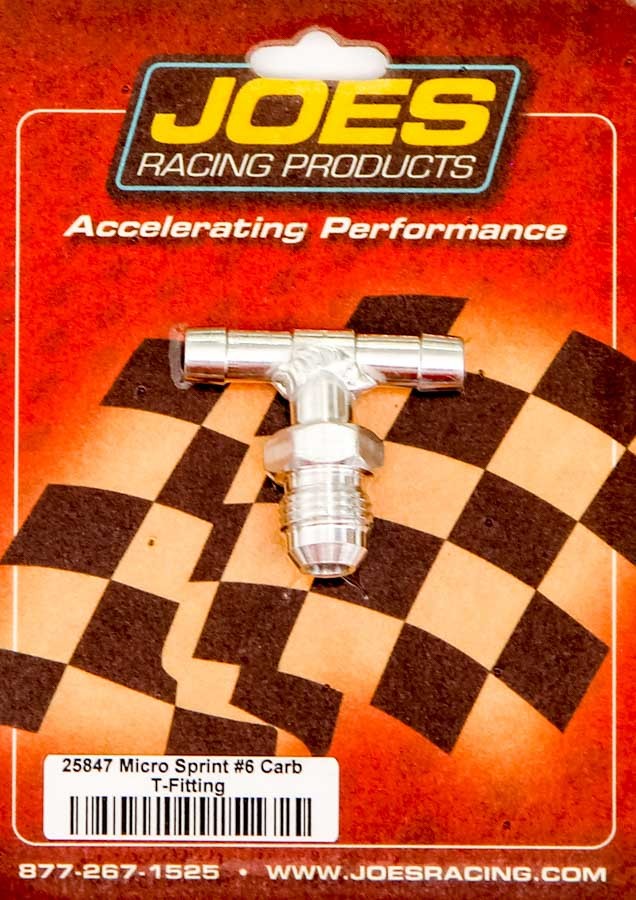 Joes Racing Products - Carb Fitting -6an Fuel Line Mini Sprint