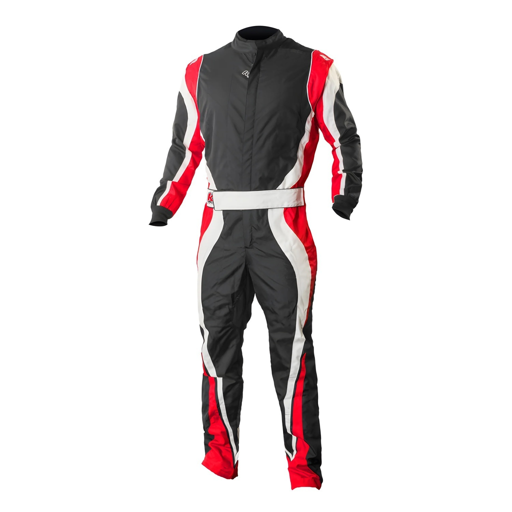[K1R10-SP1-R-L] K1 Racegear - Suit Karting Adult Large Red/Black
