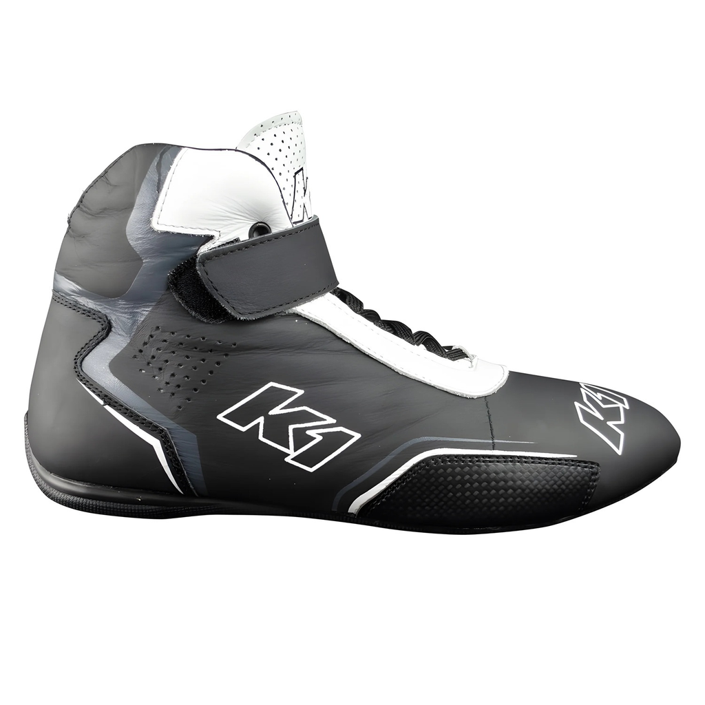 [K1R14-PL2-NG-85] K1 Racegear - Shoes Karting Adult Pilot 2 Black Size 8.5