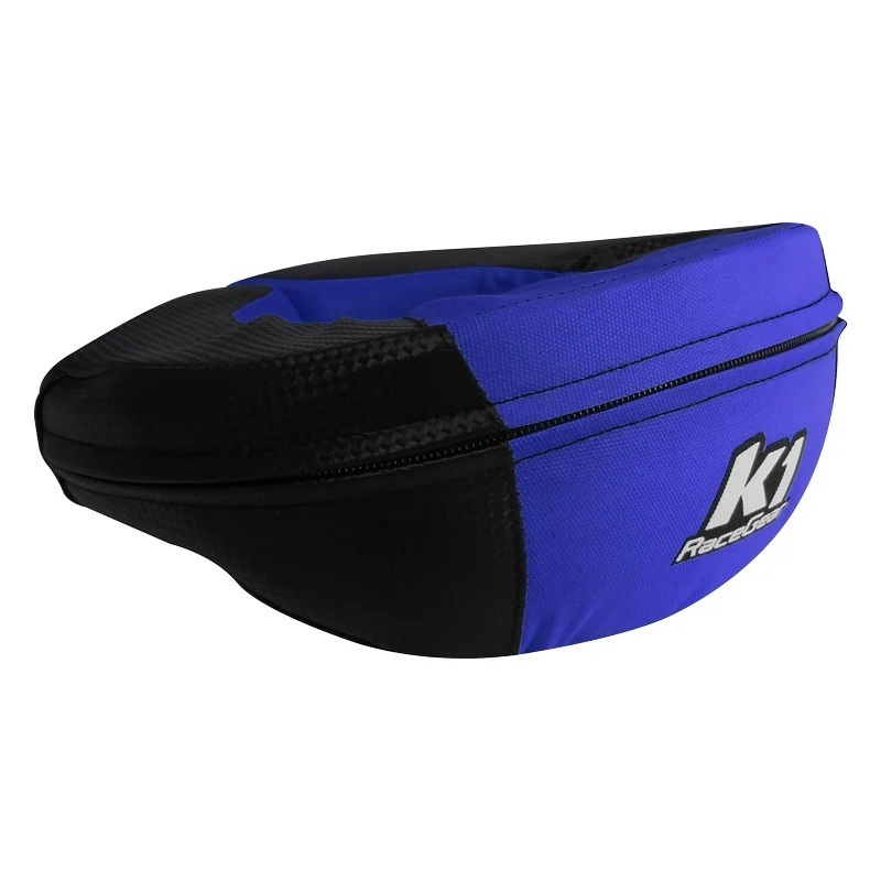 [K1R15-NEC-CAB-J] K1 Racegear - Neck Collar Karting Youth Carbon / Blue