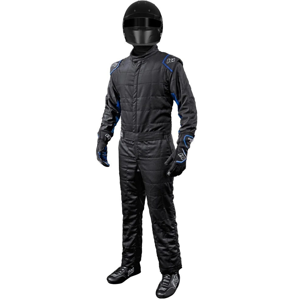 [K1R20-OTL-NB-3XL] K1 Racegear - Suit Outlaw 3X-Large Black / Blue SFI 3.2A/5