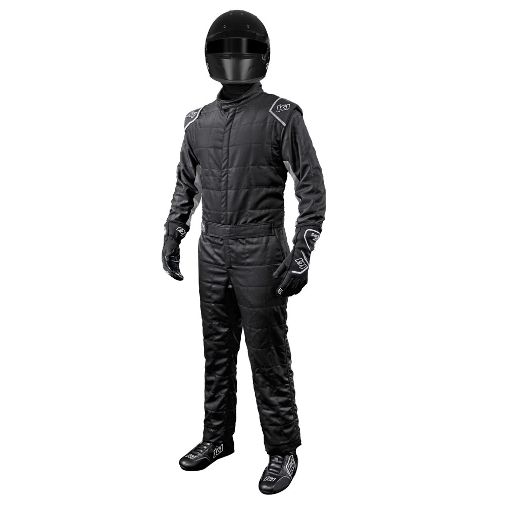[K1R20-OTL-NG-XL] Suit Outlaw X-Large Black / Gray SFI 3.2A/5