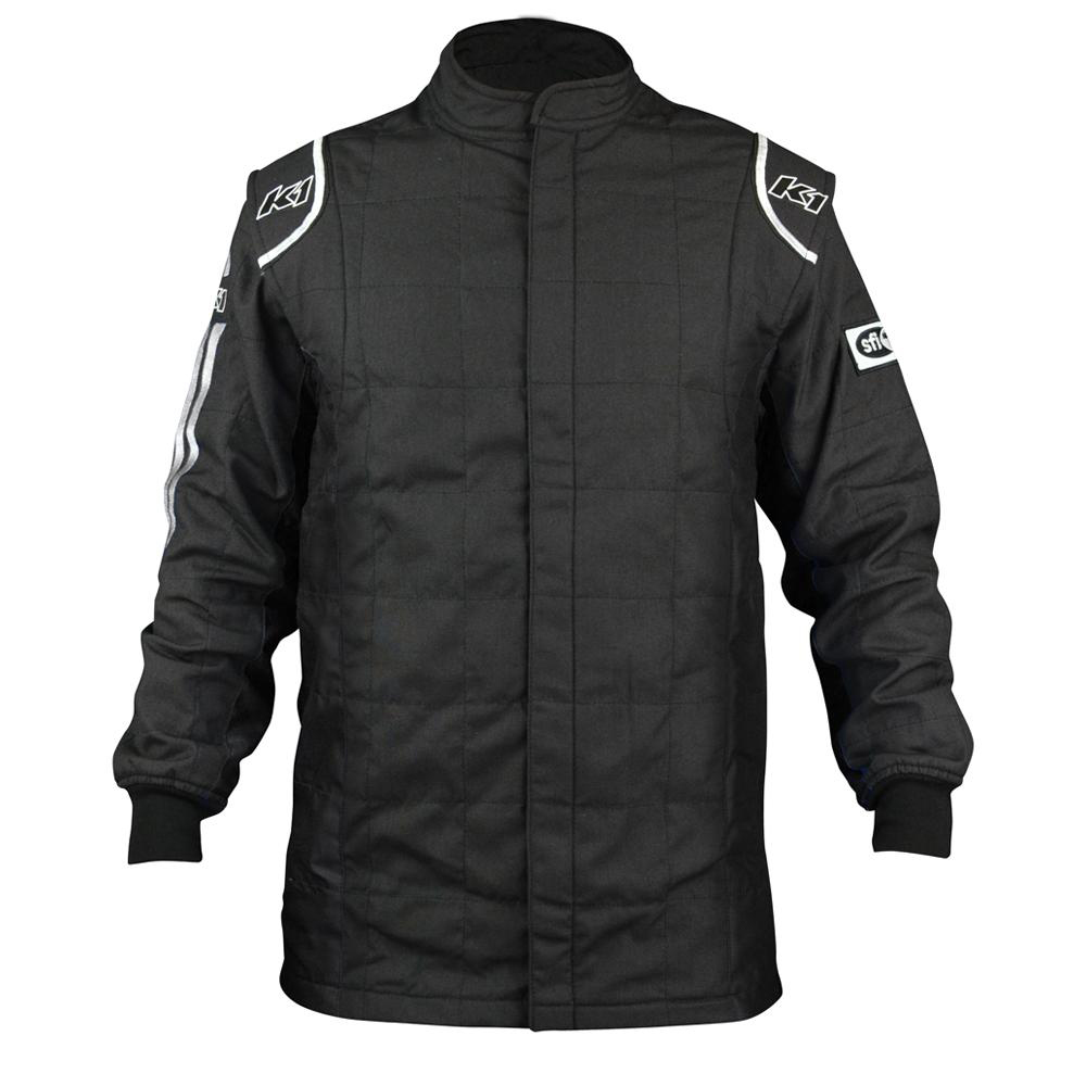 [K1R21-SPT-NW-L] K1 Racegear - Jacket Sportsman Black / White Large