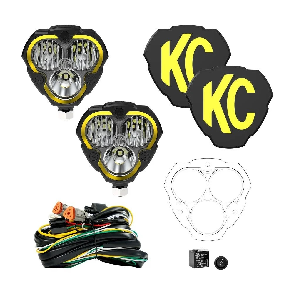 [KCH288] Kc Hilites - Flex Era 3 - Two -Light Master Kit