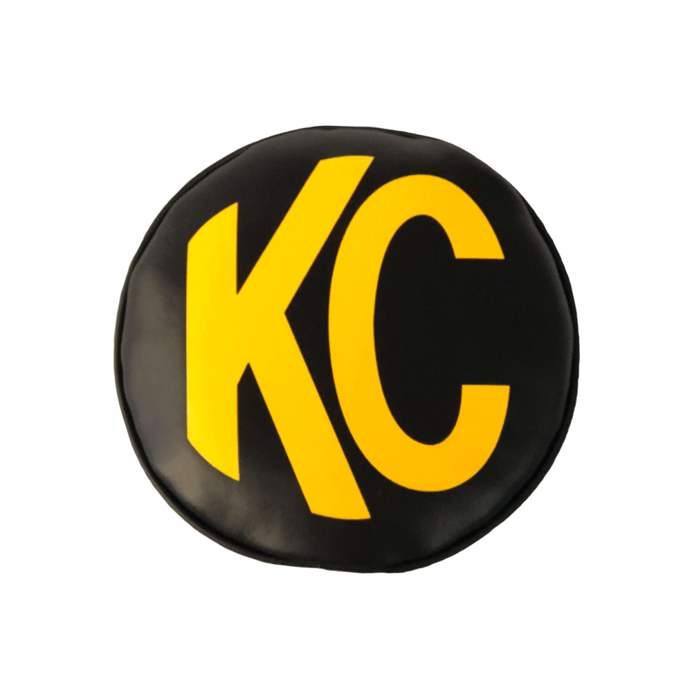 [KCH5102] Kc Hilites - Light Covers 6in Round Black W/Yellow Soft