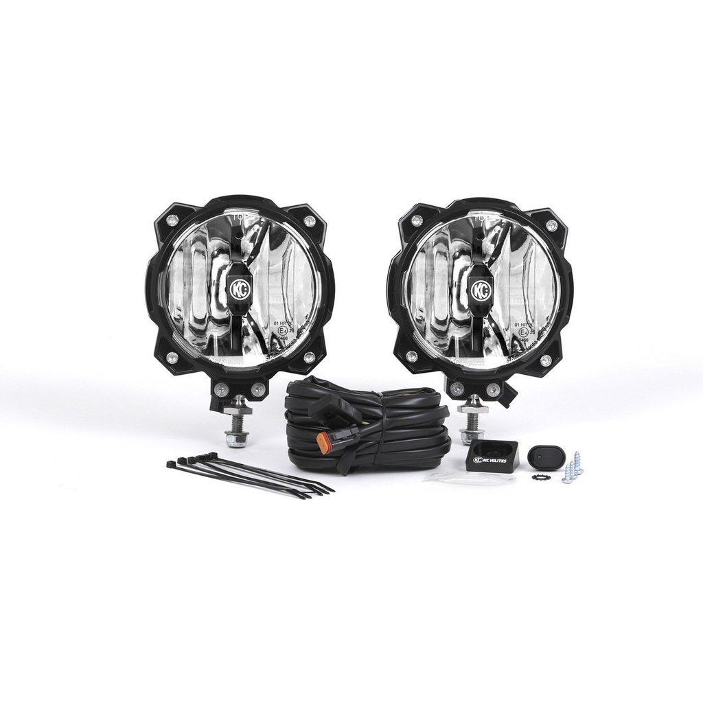 [KCH91305] KC Hilites - Pro6 Gravity Led Light Wide Beam Pair