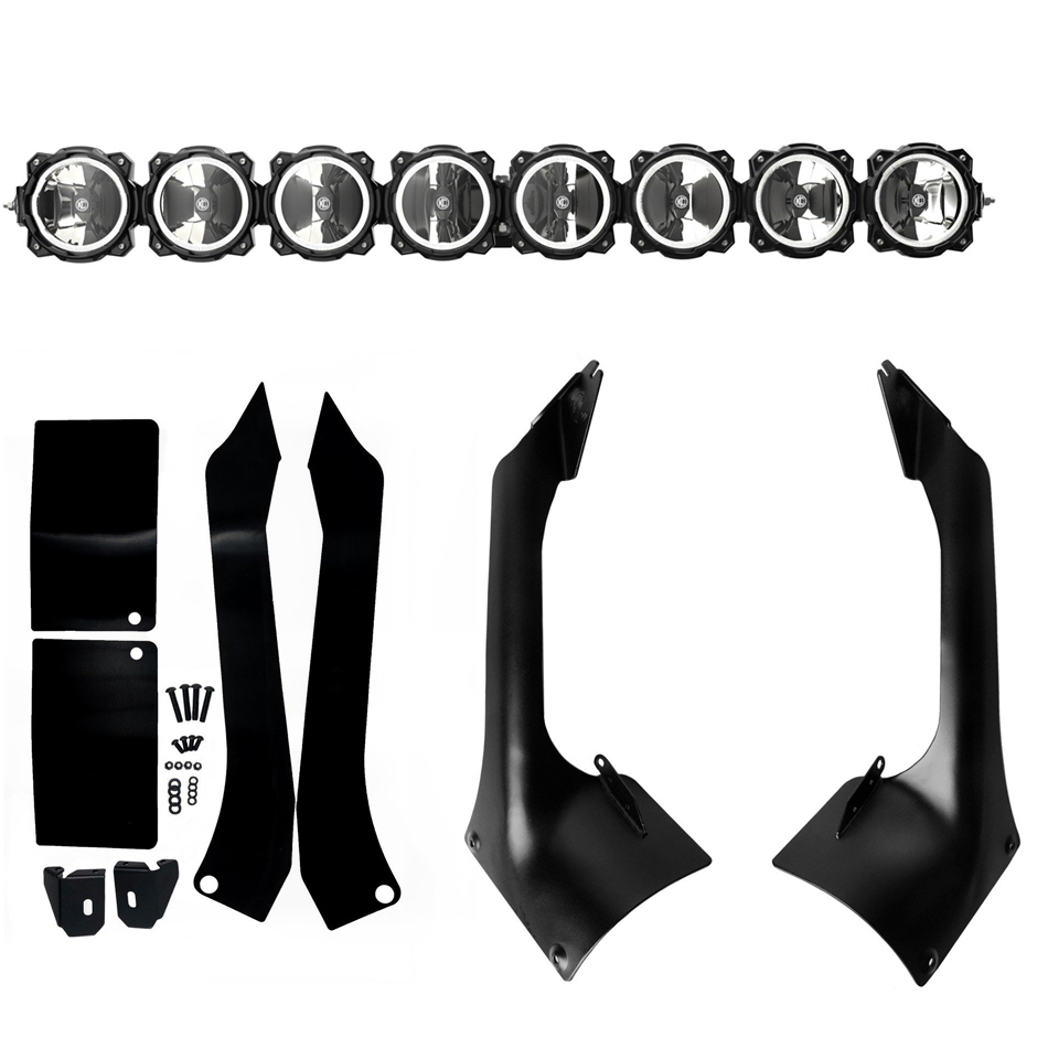 [KCH91336] Kc Hilites - Pro6 Led Overhead 8 Light 18- Jeep Wrangler Jl