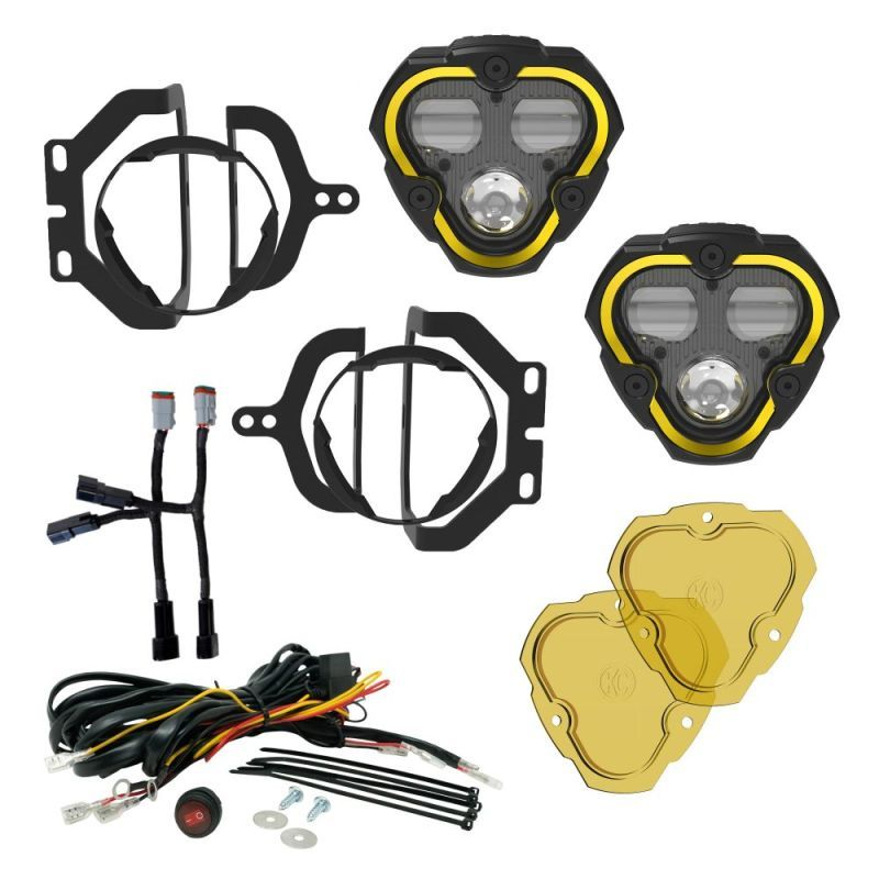 [KCH97148] KC Hilites - Flex Era 3 Dual Mode SAE Fog Light Kit Pair