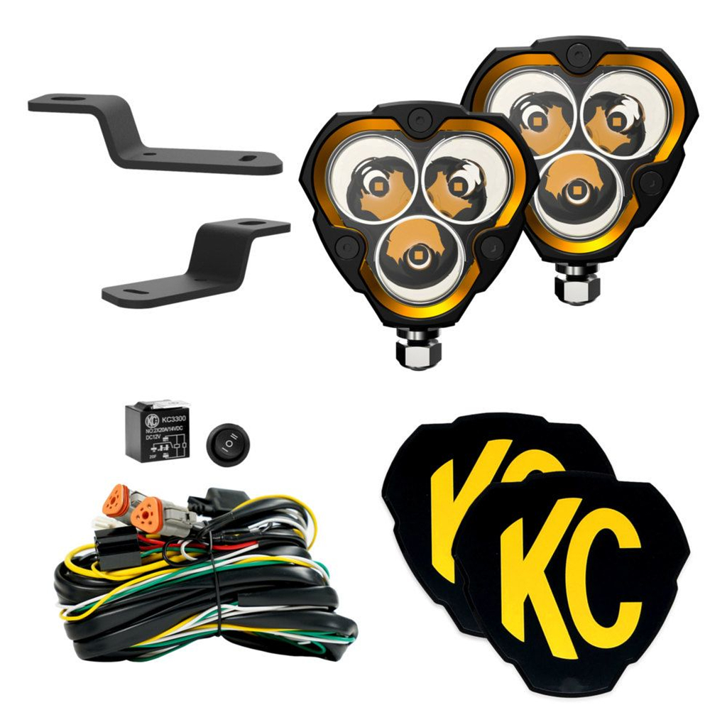 [KCH97157] KC Hilites - Flex Era 3 Ditch Light Kit 21- Ford Bronco