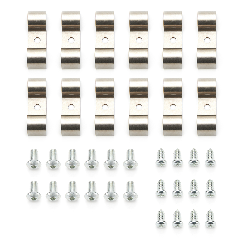 [KICKICLC2500] Keep It Clean - 1/2in Stainless Steel Double Line Clamps 12Pk